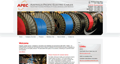 Desktop Screenshot of apeccables.com.au